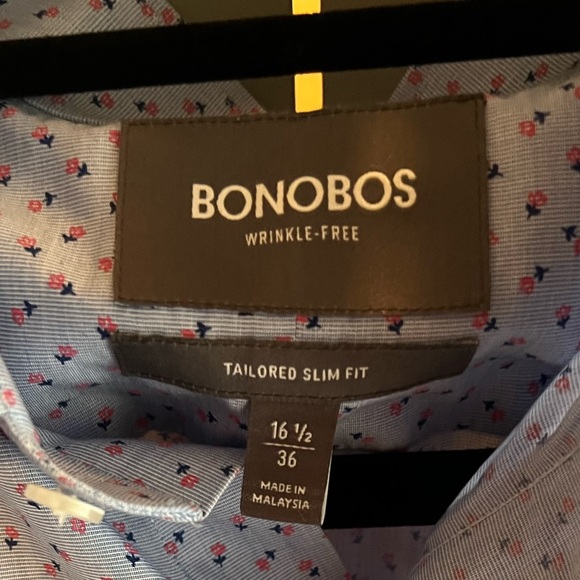 LIKE NEW Bonobos Men’s Button Down (Sz 16 ½-36) - Picture 3 of 3